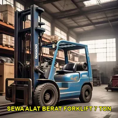 sewa alat berat forklift 7 ton